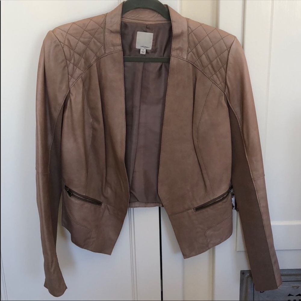 Halogen, butter soft leather jacket, size M
